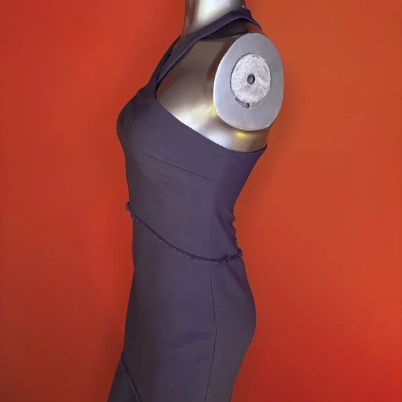 Cinq à Sept Dante Navy Halter Midi Dress - Picture 5 of 9